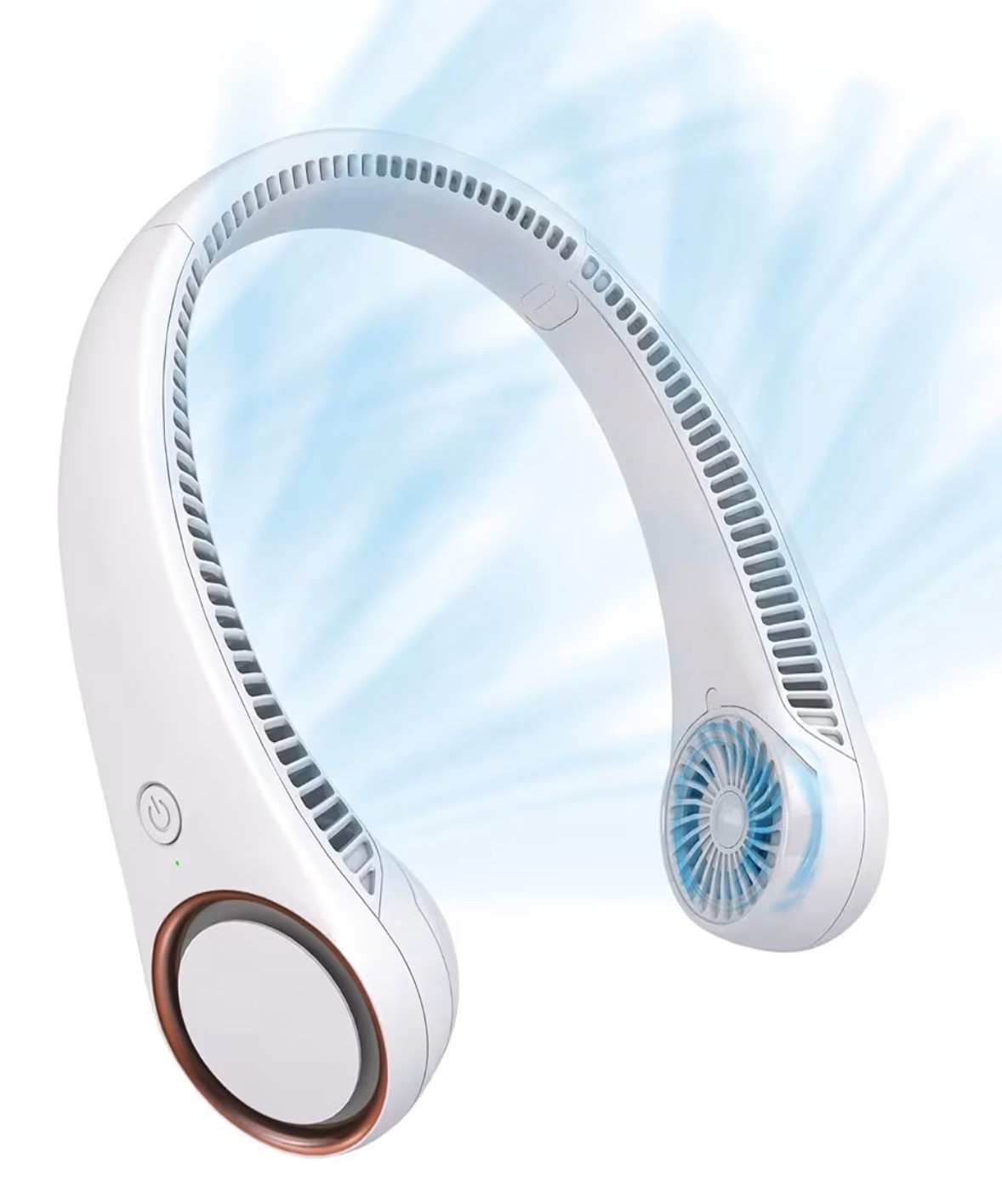 CIVPOWER Neck Fan: Portable Personal Neck Cooling Rechargeable Bladeless Fan - Hands Free 3 Speed 4000 mAh Battery USB Operated Wearable Headphone Design - Gift for Men Women Outdoor (White)

#LTKgrwm #LTKmomlife #LTKSeasonal