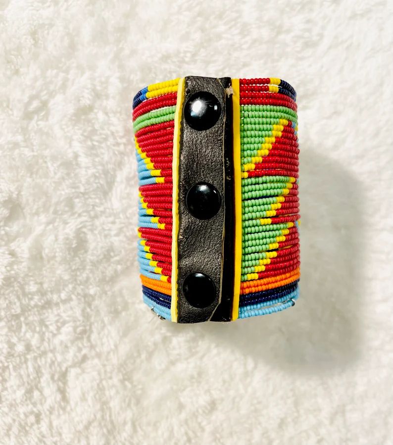 African Masai Handmade Beaded Bracelet, Masai wedding bracelet , African jewelry, Women jewelry, ... | Etsy (US)