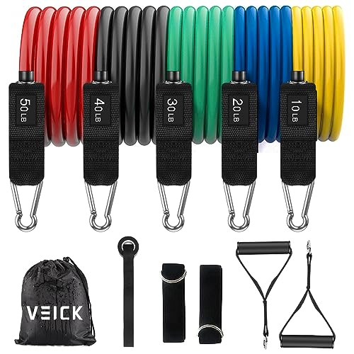 VEICK Resistance Bands, Exercise Bands, Workout Bands, Resistance Bands for Working Out with Hand... | Amazon (US)