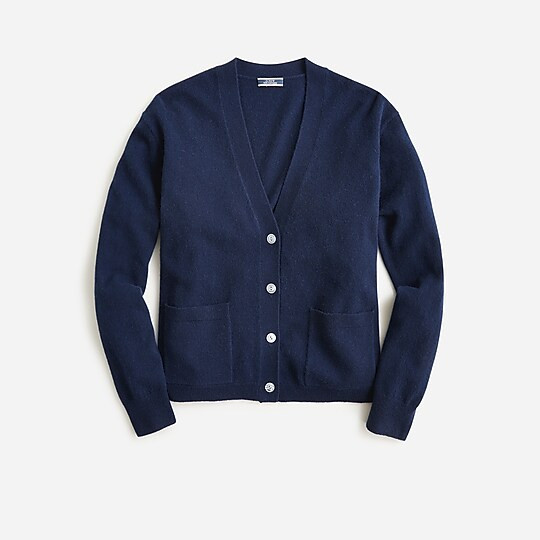 Cashmere patch-pocket cardigan sweater | J. Crew US