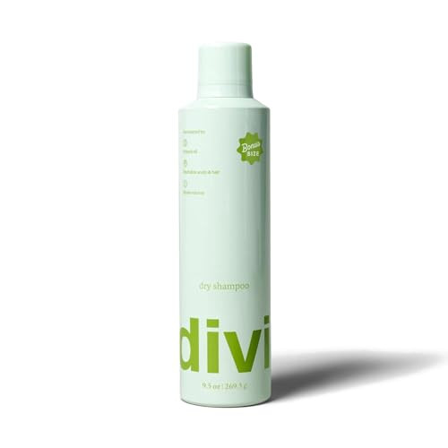 divi Dry Shampoo Spray for Women - Formulated to Absorb Oil, Balance the Scalp and Extend Time Between Washes - Free of Benzene, Butane, Propane and Talc, 9.5 oz (1 Pack) | Amazon (US)