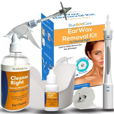 Cleanse Right Ear Wax Removal Kit � USA-Made Irrigation Tool with Safe, Reusable Tips | Target