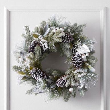 Winterberry & Pine Wreath | Z Gallerie