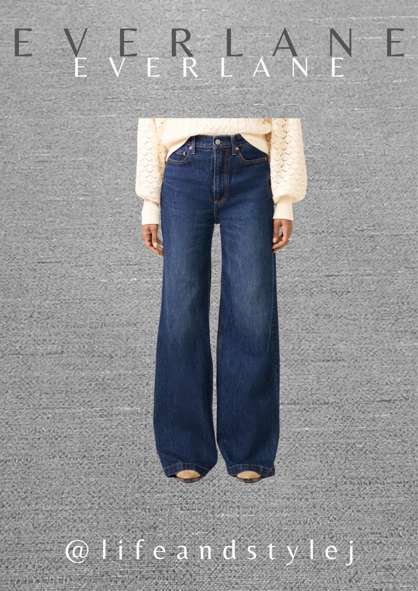 Style the Everlane Lana Wide Leg Jean with a fitted top and statement jacket for a chic, sophisticated look, or with a graphic tee and sneakers for a casual vibe. Perfect for midlife women who love comfortable, timeless fashion.

#EverlaneJeans #MidlifeFashion #AgelessStyle #WideLegJeans #ComfortableFashion 

#LTKSeasonal #LTKOver40 #LTKU