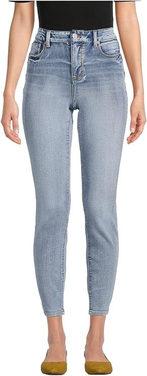 Time and Tru Women's High Rise Skinny Jeans | Amazon (US)