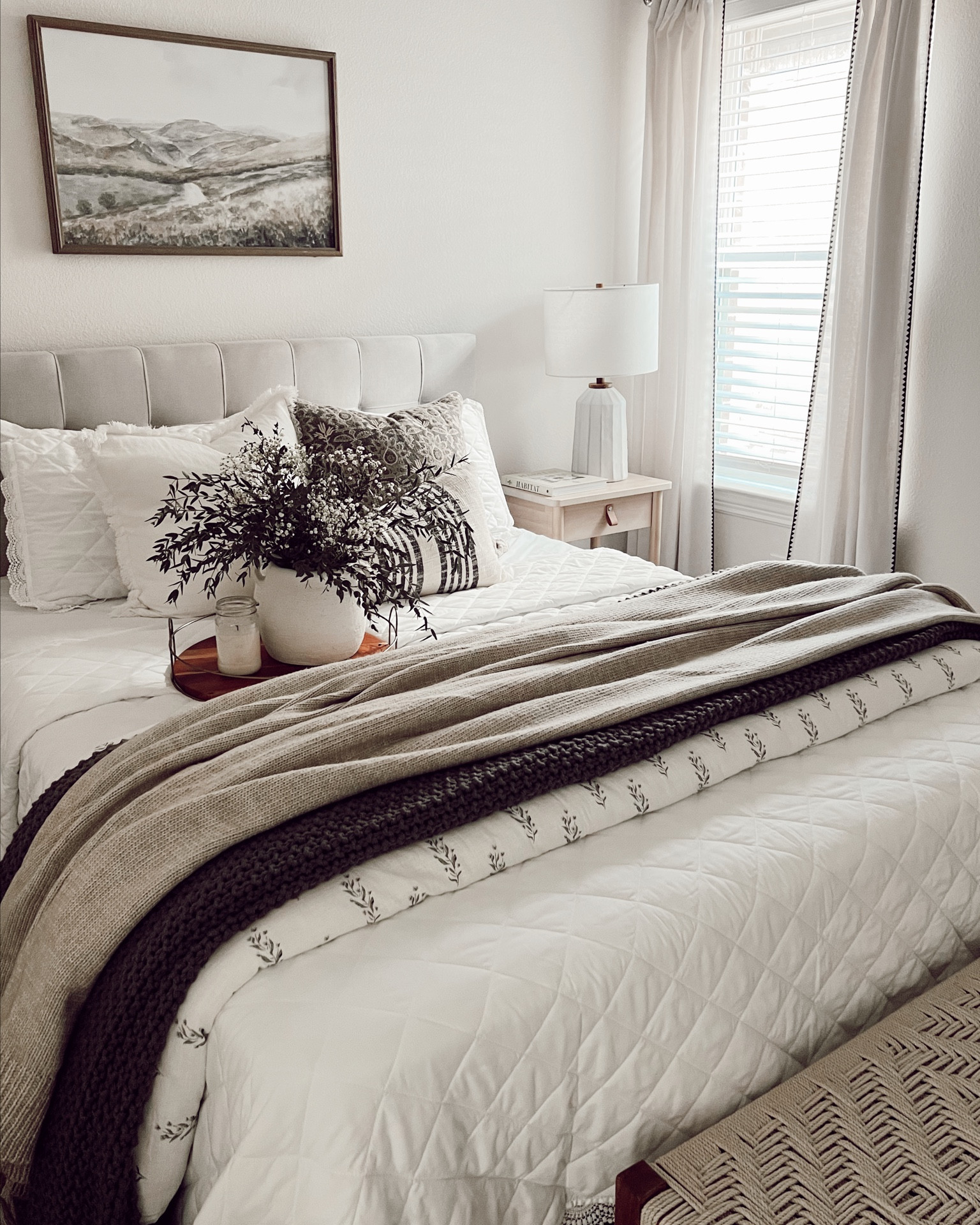#ad cozy + neutral…

finds I’m loving from @target @targetstyle that I added to our guest bedroom 🤍 Hearth and Hand has so many goodies out right now 👀 loving that these really are adding such a cozy vibe but also super functional too 🙌🏼

here’s the finds I’m loving:
+ textured ceramic lamp: for light in the evening
+ luggage/shoe rack
+ throw layered at the edge: great for extra warmth and for a hotel-style feel
+ tray with fresh flowers 

everything here will be linked in my bio! Which find is your fave? #targetstyle #targetpartner

#guestbedroom #bedroomdecor #bedroomstyling #bedding #cozy #neutralbedroom 

#LTKSeasonal #LTKunder50 #LTKhome