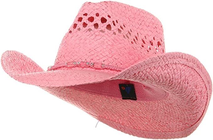 MG Womens Straw Outback Toyo Cowboy Hat | Amazon (US)