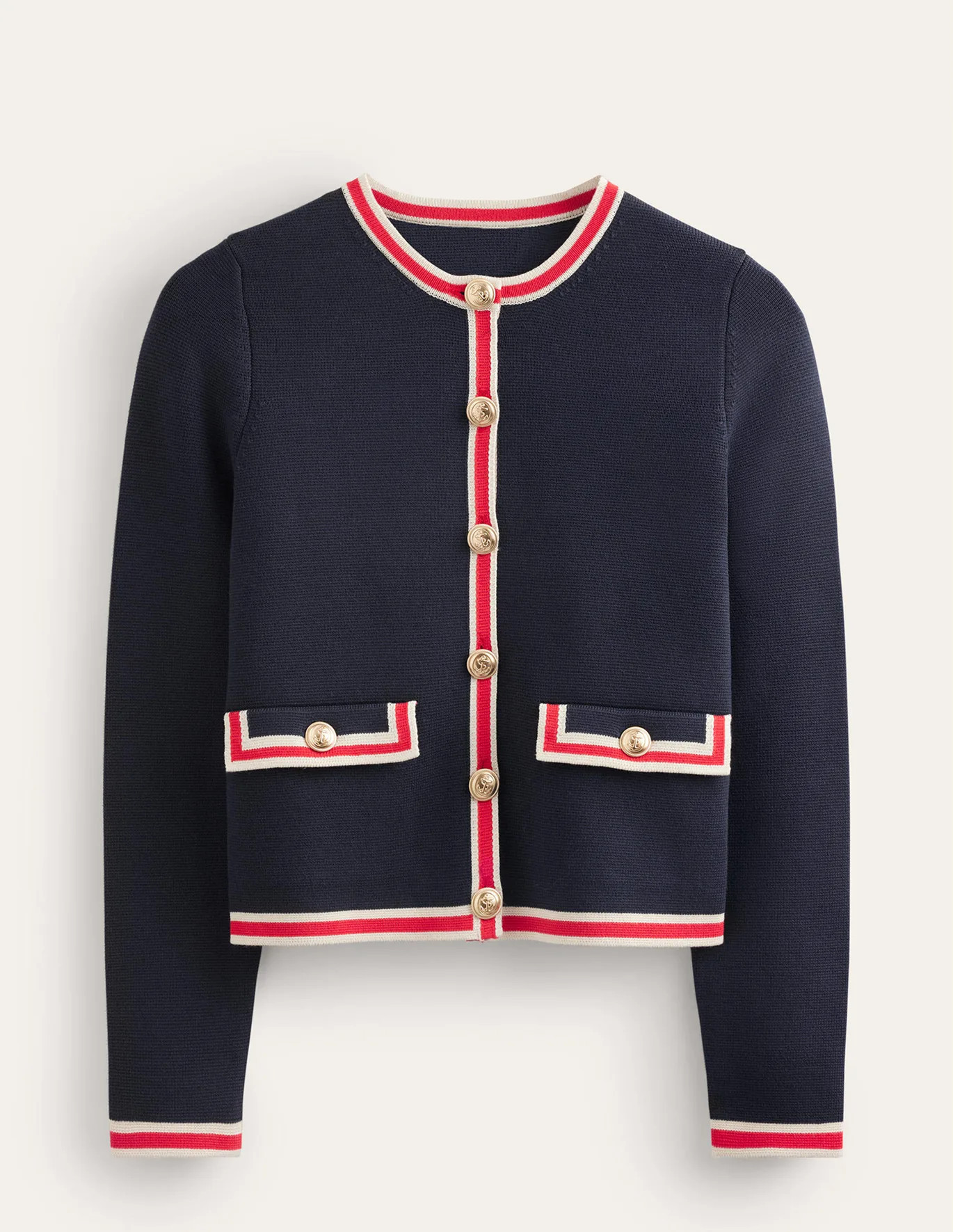 Cropped Knitted Jacket | Boden (US)