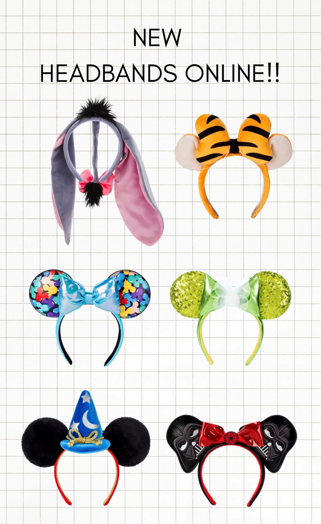 new headbands that have shown up in the parks last week have finally made their way online!! 🤩 #disneyears #disneyheadband #disneyfinds #disneymerch

#LTKWatchNow #LTKStyleTip #LTKFindsUnder50