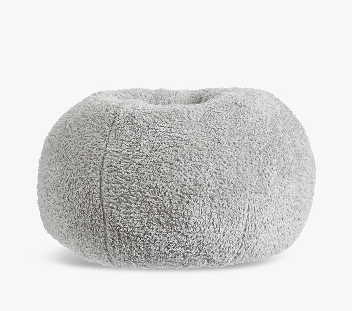 Anywhere Beanbag™, Gray Cozy Sherpa | Pottery Barn Kids | Pottery Barn Kids