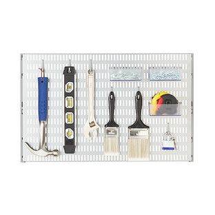 Platinum Elfa Utility Pegboard Starter Kit | The Container Store