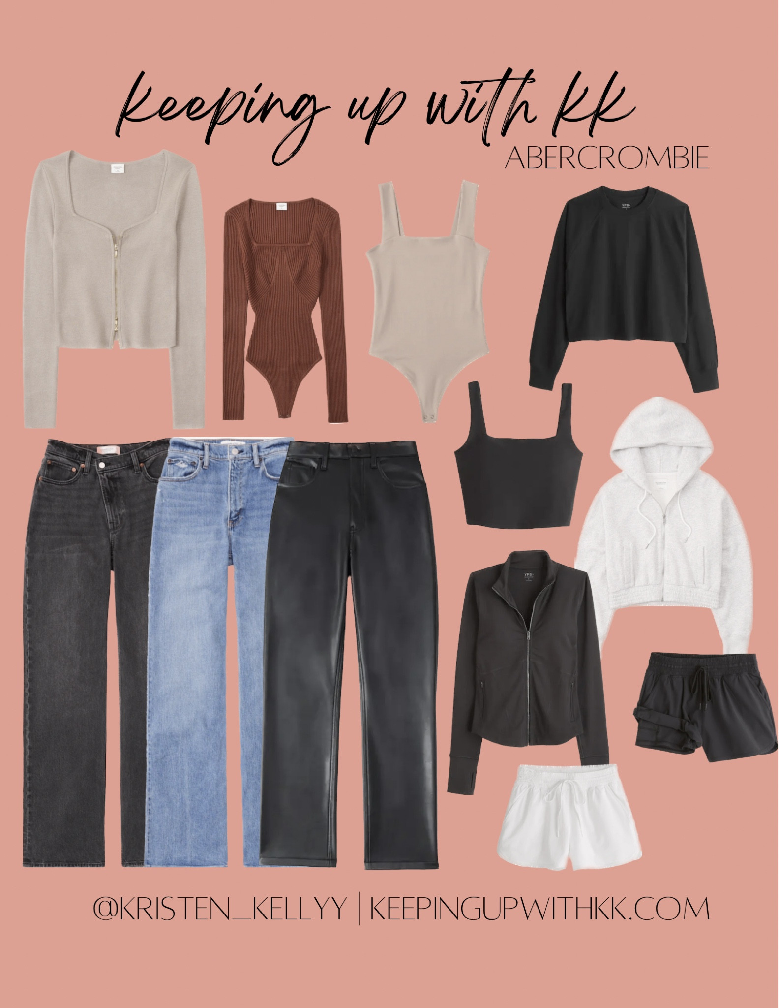 all of my favorite abercrombie pieces, a mix of athleisure & street style. almost everything on sale now! 

#LTKfit #LTKxAF #LTKsalealert