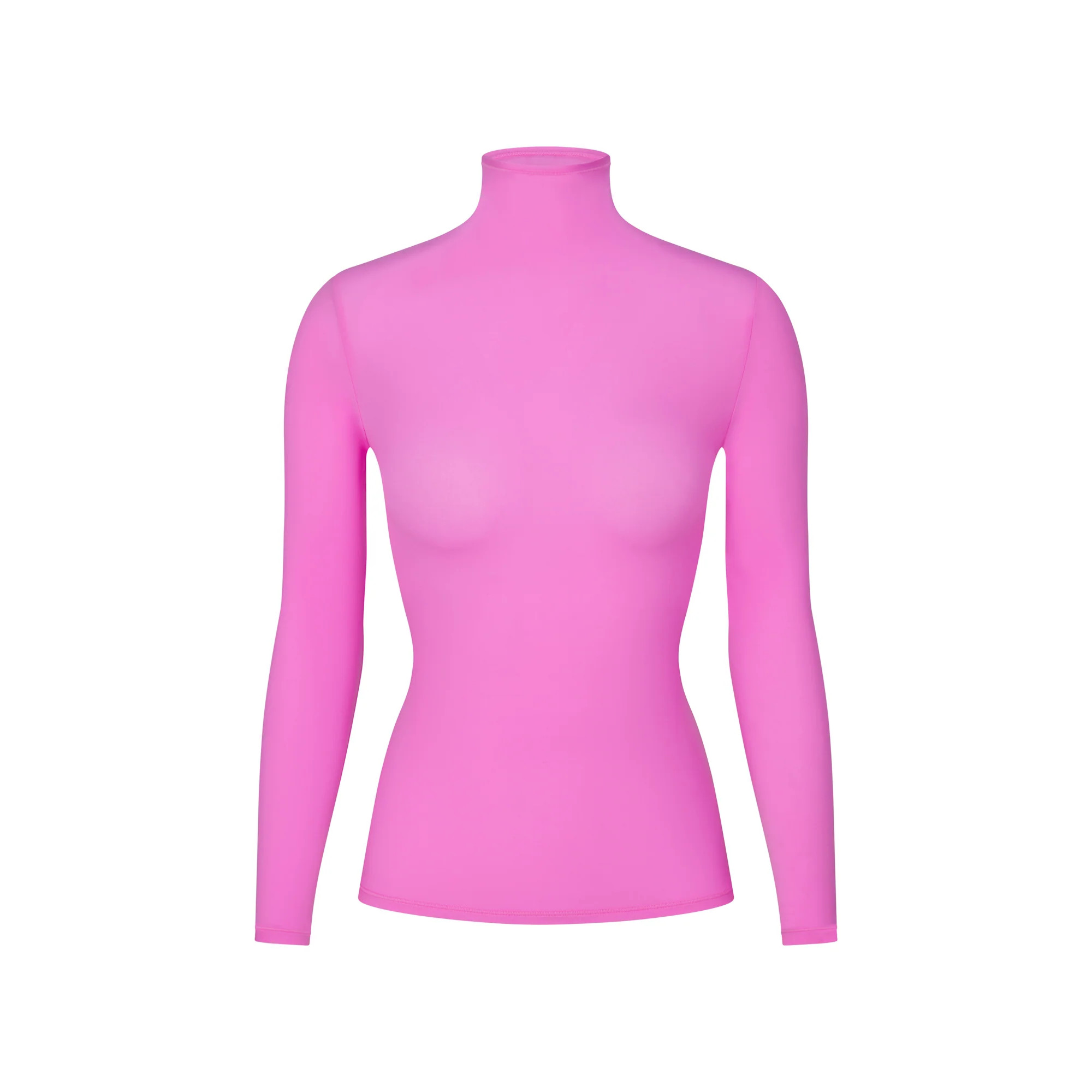 FITS EVERYBODY TURTLENECK TOP | NEON ORCHID | SKIMS (US)