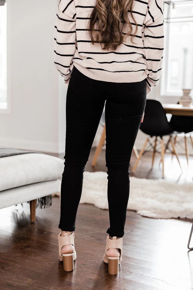 Marisol Curvy Black Skinny Jeans | The Pink Lily Boutique