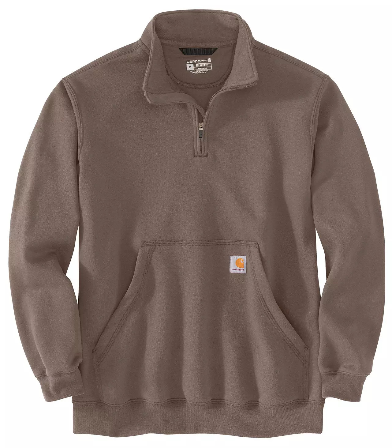 Carhartt Men's Midweight 1/4-Zip Sweatshirt, Medium, Heather Gray | DICK'S Sporting Goods