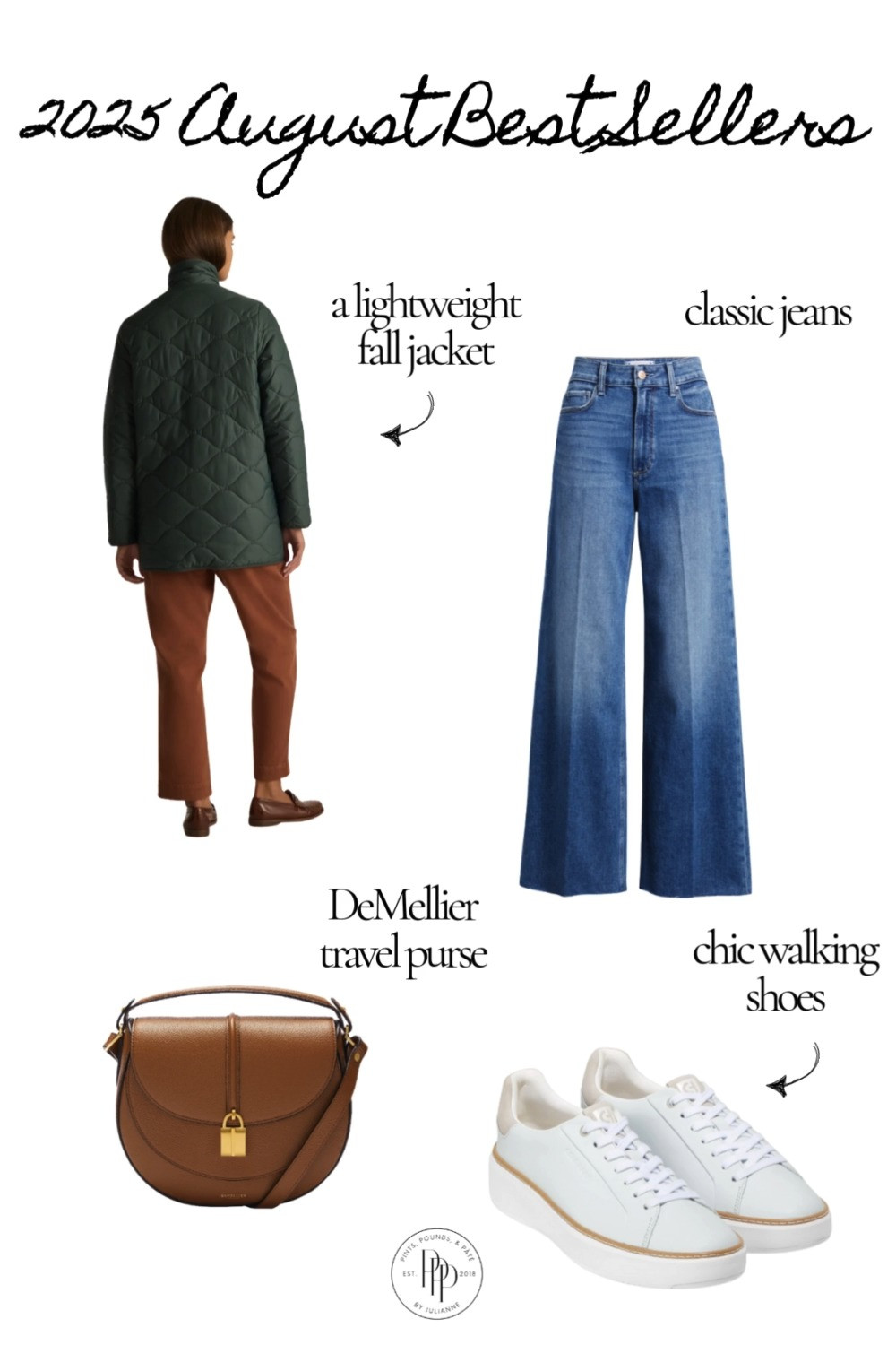 Your Most-Loved Europe Travel Essentials in August ✈️🇪🇺

These 4 pieces were the best sellers last month — and for good reason! As travelers shop for upcoming fall trips, these essentials are practical, cute, and perfect for September/October European adventures.

👜 DeMellier Travel Purse – polished, hands-free, and the ideal size for city exploring
🧥 Quince Packable (featherless) Fall Jacket – lightweight now, warm enough for cool October nights
👟 Cole Haan Neutral Sneakers – comfortable for all-day walking + stylish with every outfit
👖 Classic Jeans – timeless, versatile, and the base of every capsule wardrobe (and of course I wear these at home too)

All linked here so you can pack smart + travel chic! 🧳✨ #europetravel #whattowearineurope #fallineurope #octobereuropetravel #septembereuropetravel #europepackingtips #europepackinglist 

 #LTKTravel