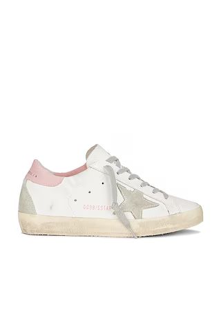 Golden Goose Super-Star Sneaker in White, Ice, & Light Pink from Revolve.com | Revolve Clothing (Global)