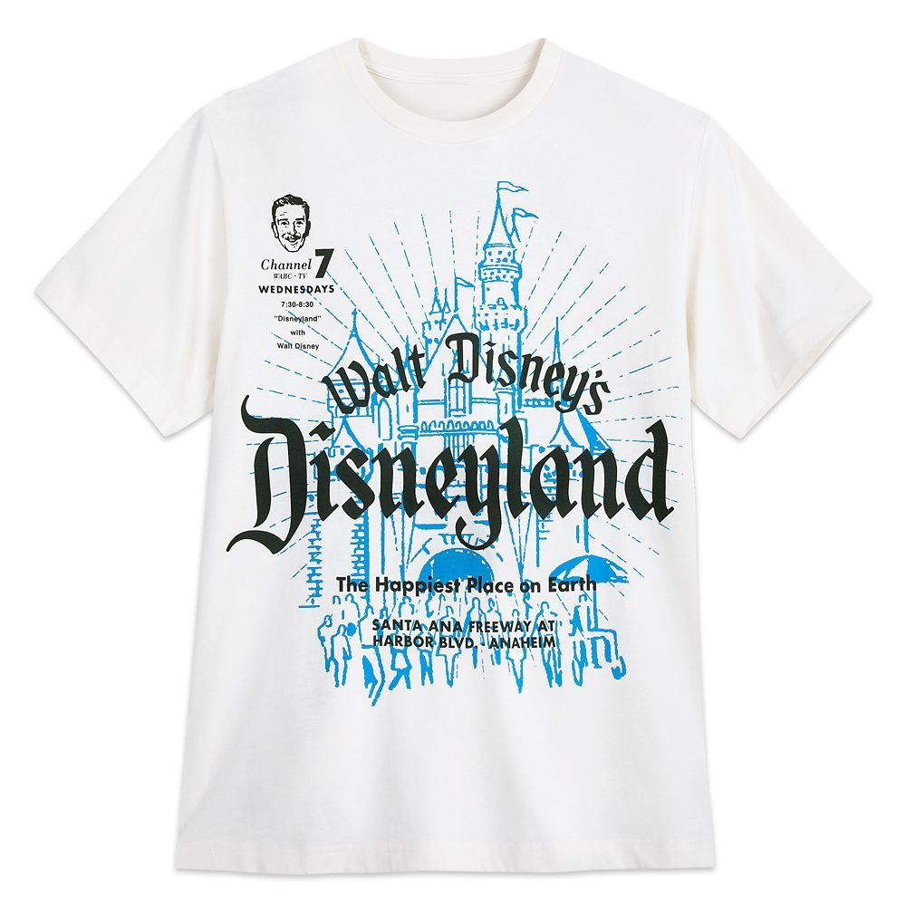 Walt Disney's Disneyland T-Shirt for Adults – Disney100 | Disney Store