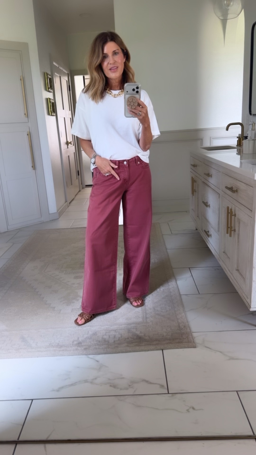 These @target finds so good! I sized up to a 6 in the low rise baggy jeans. 3 colors available!
Wearing a size medium in this boxy tee. It’s 100% cotton and need it on more colors!! #ad

#LTKOver40 #LTKootd