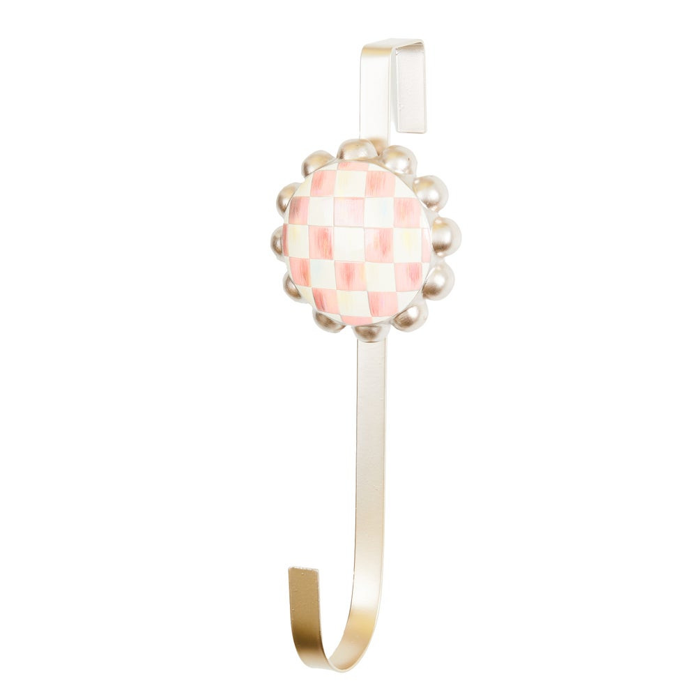 Rosy Check Wreath Hanger | MacKenzie-Childs