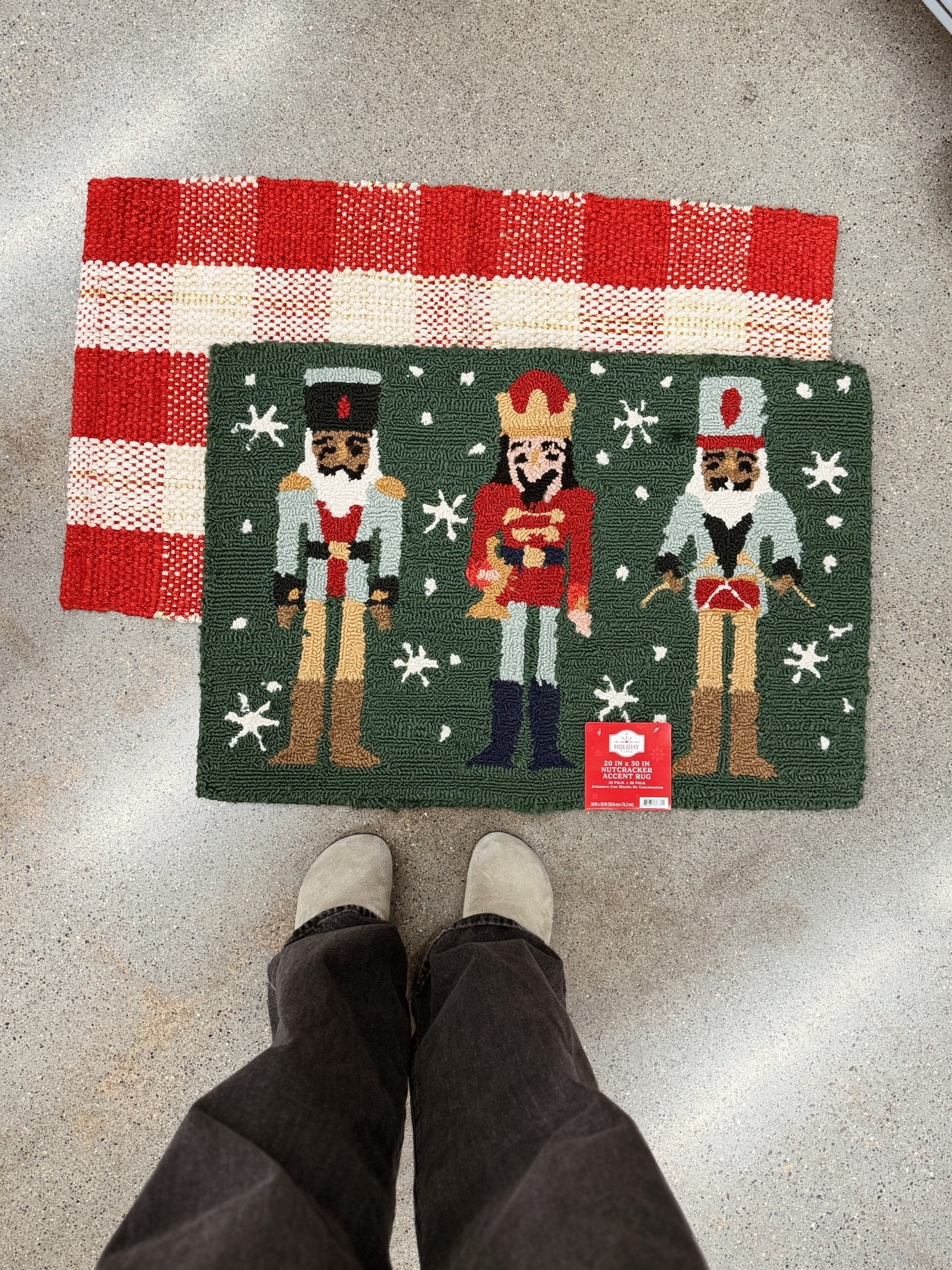 Walmart has the cutest accent rugs right now! I definitely brought this Nutcracker rug home with me. 😍

#LTKHome #LTKHoliday #LTKFindsUnder50