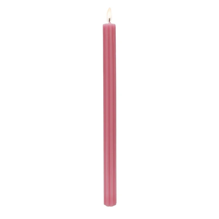 Better Homes & Gardens Unscented Taper Candles, Pink, 2-Pack, 11 inches Height | Walmart (US)
