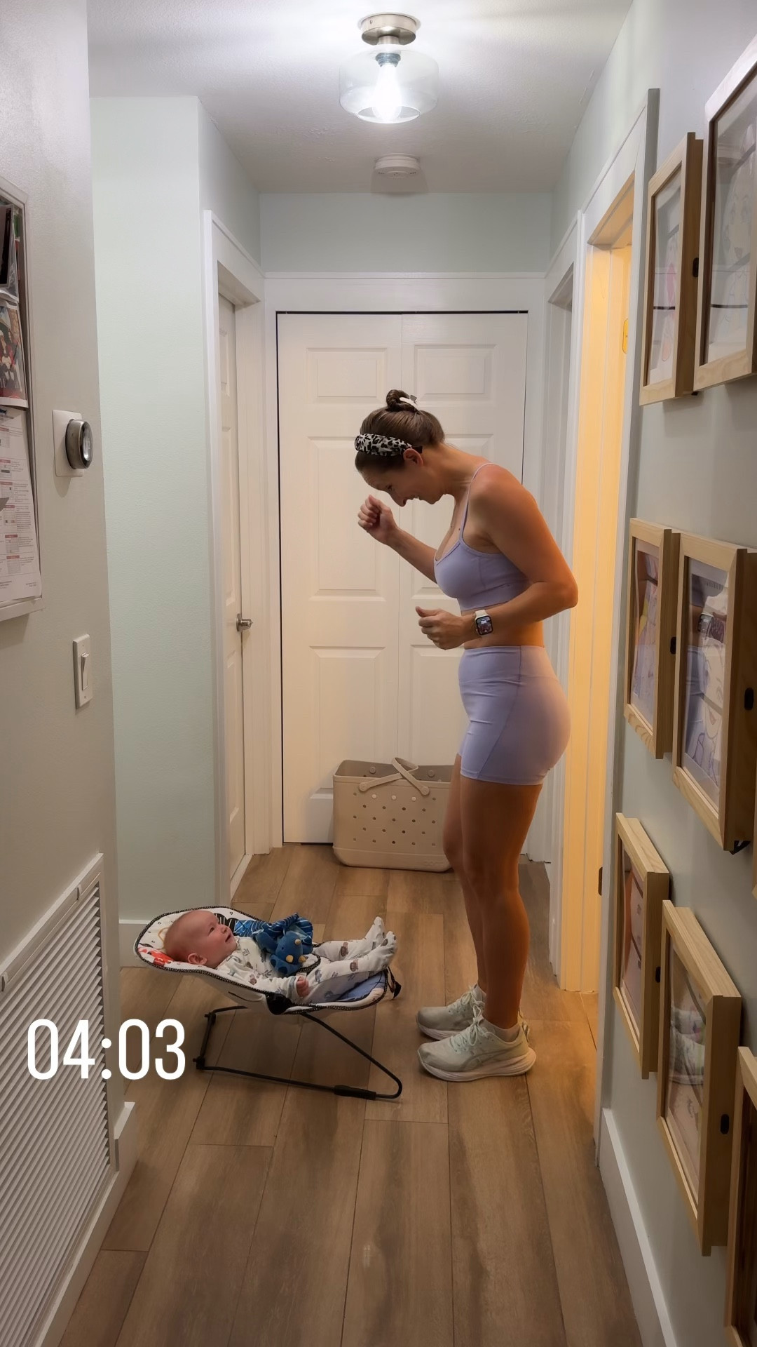 Early morning workouts are usually done solo but I don’t mind if the little man joins 

Love this purple workout set 💜



#LTKActive #LTKmomlife #LTKfitnessgoals