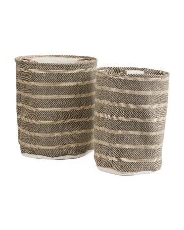 2pk Marleigh Round Baskets | TJ Maxx