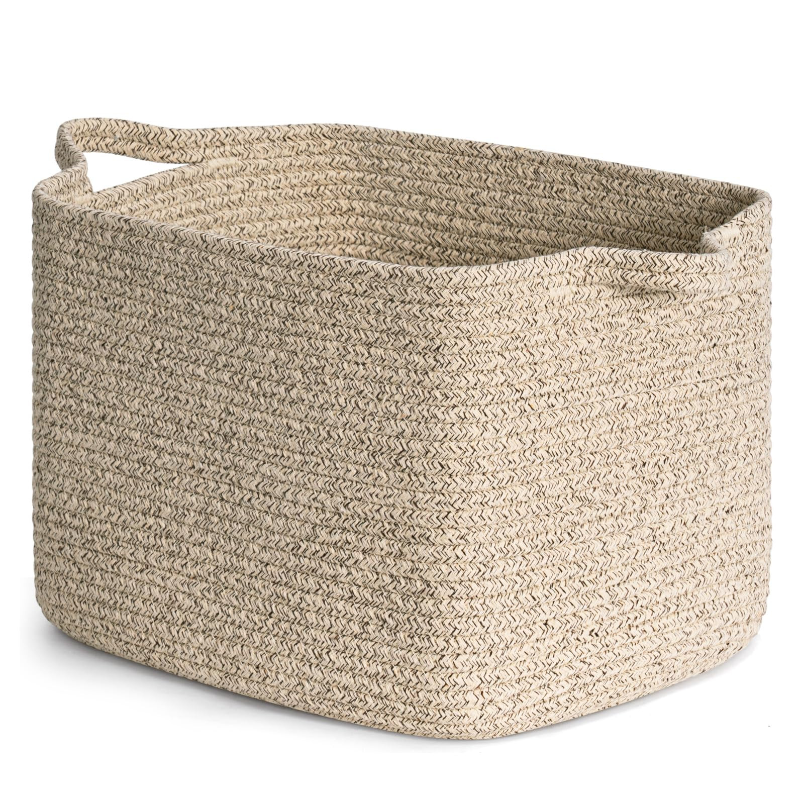 INDRESSME Dog Toy Basket, Woven Basket for Blankets, Baby Gift Baskets for Nursery Large Shelf Bi... | Amazon (US)