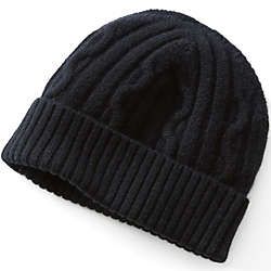 Men's Knit Wool Cashmere Hat | Lands' End (US)