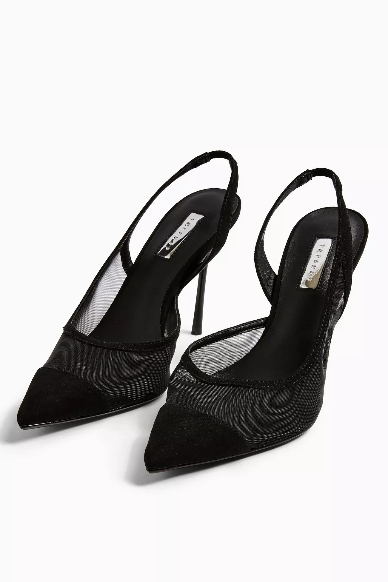 FATE Black Mesh Court Shoes | Topshop US
