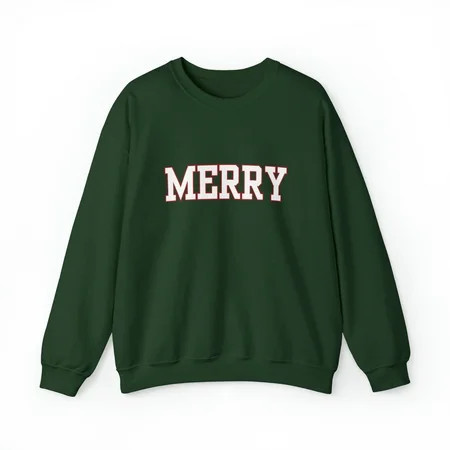 Christmas Sweatshirt | Holiday Sweatshirt | Merry Christmas Shirt | Walmart (US)