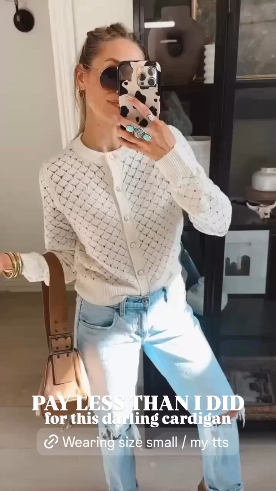 PAY LESS THAN I DID for this darling cardigan