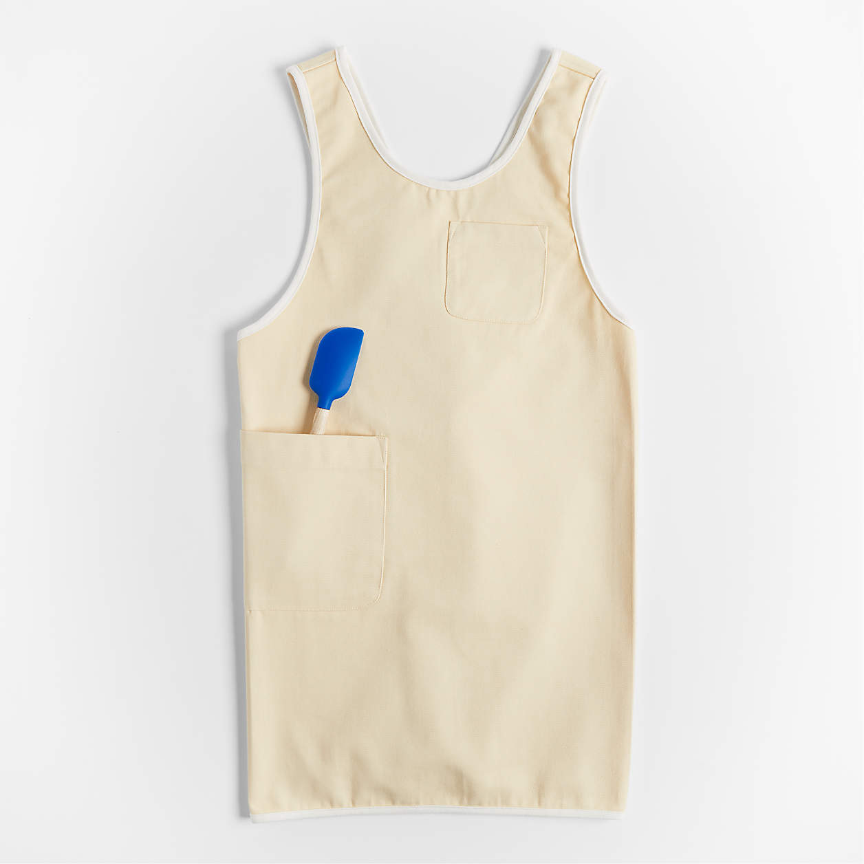 Egg Yolk Yellow Apron by Molly Baz | Crate & Barrel | Crate & Barrel