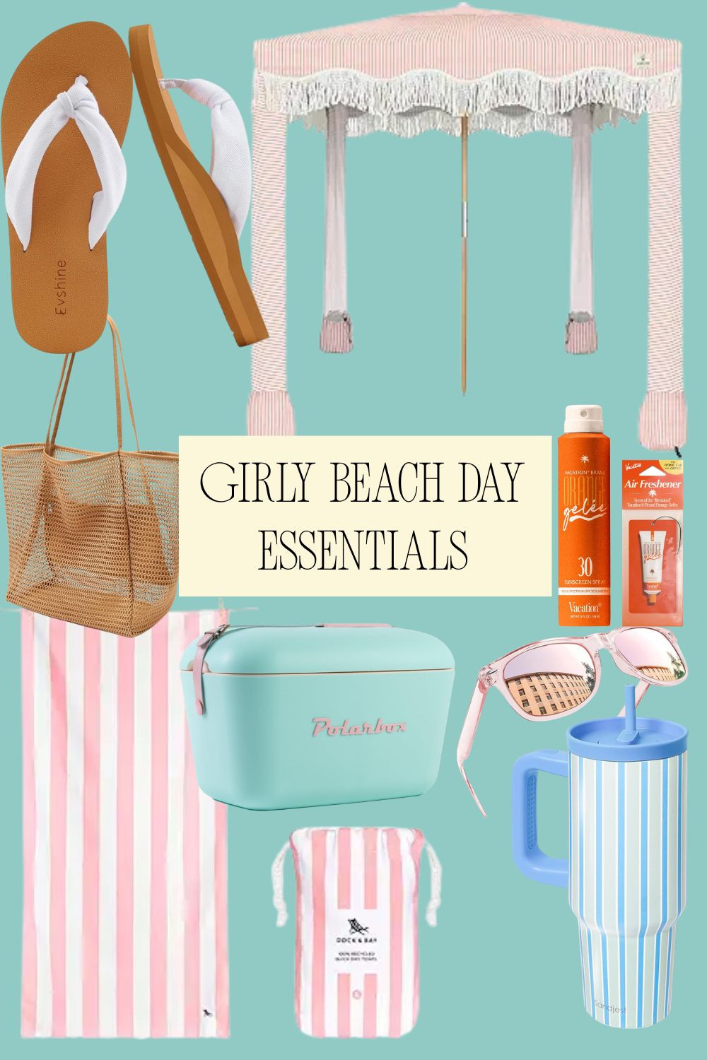 Girly Beach Day Essentials--Amazon Finds!!

#amazonaffiliate 

 #LTKSeasonal #LTKSwim #LTKTravel