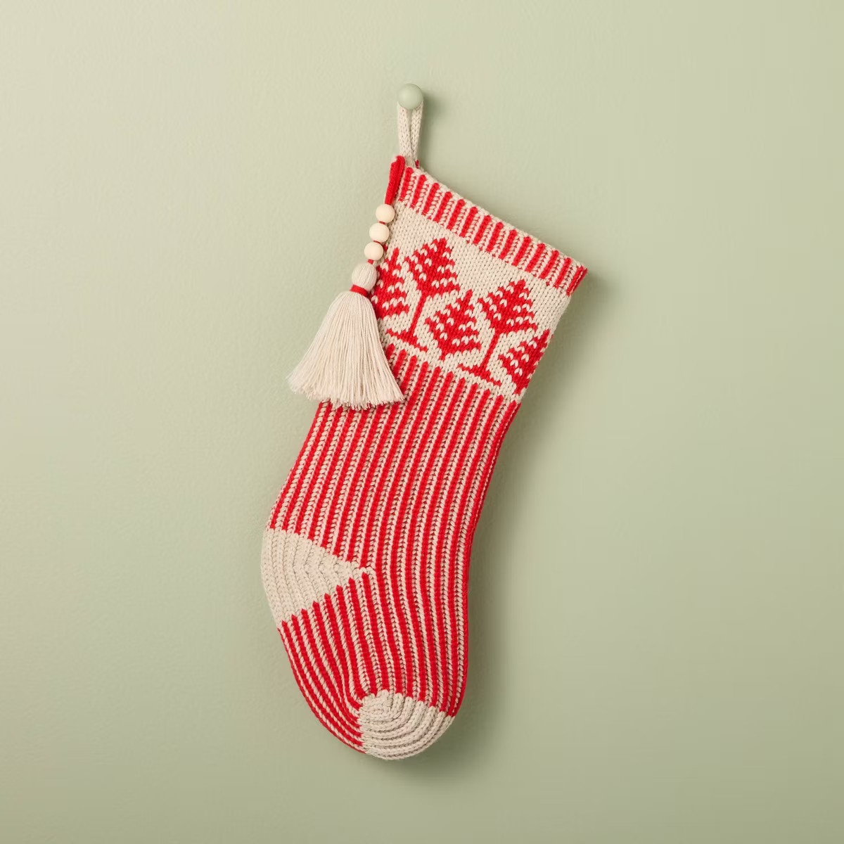 20" Tree Knit Stocking - Hearth & Hand™ with Magnolia | Target