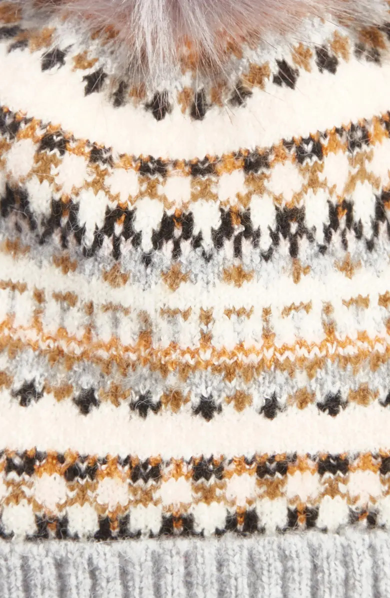 Fair Isle Pom Pom Beanie | Nordstrom