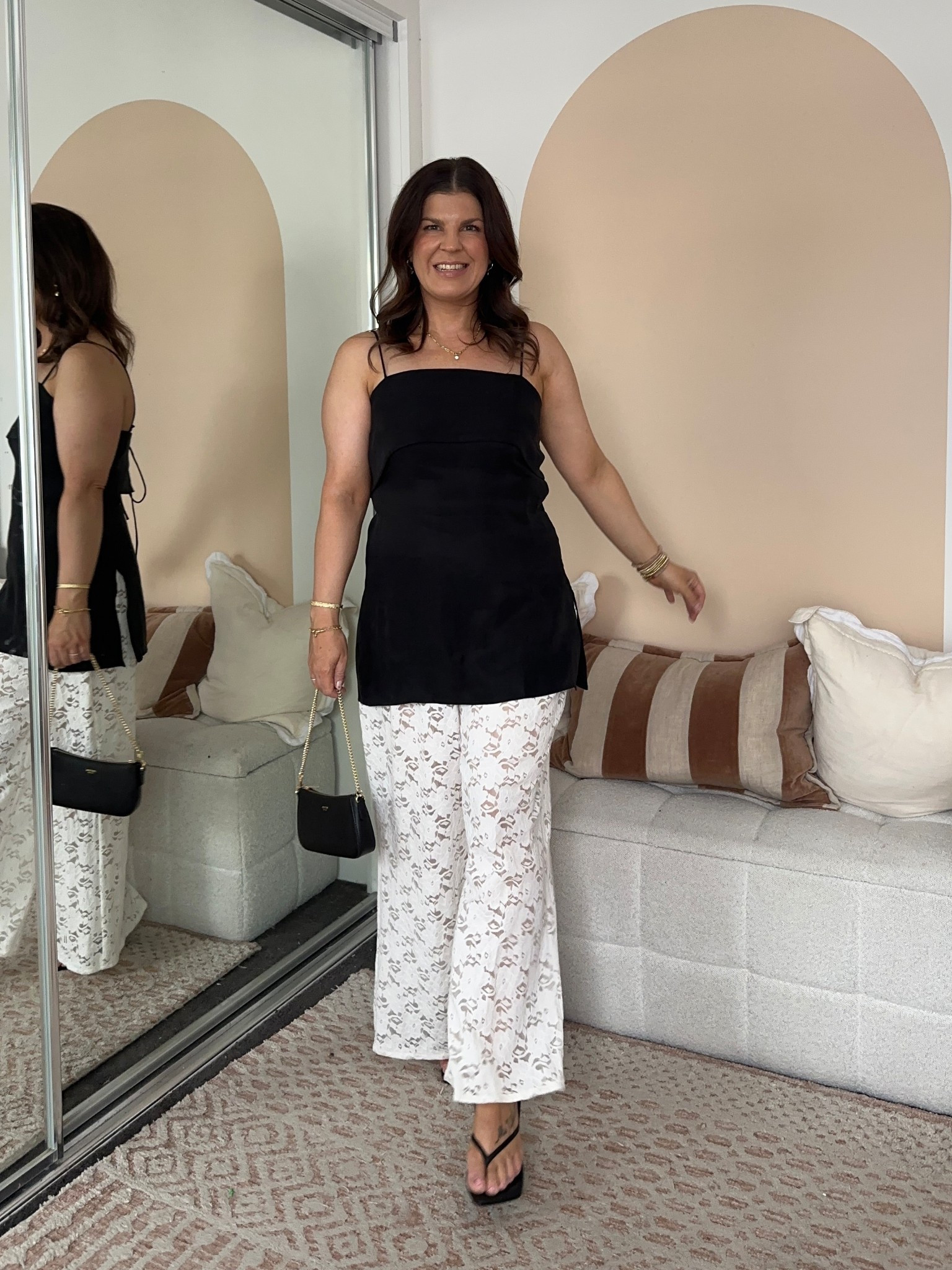 I had to pair the Dissh Ida top with my Loula lace pants as soon as my sale order arrived, love them together!

Wearing size 10 in the top and 8 in the pants.

Wearing all Francesca jewellery, use my code TEGANP15% for a discount. 



#LTKaustralia #LTKstyletip #LTKsummer