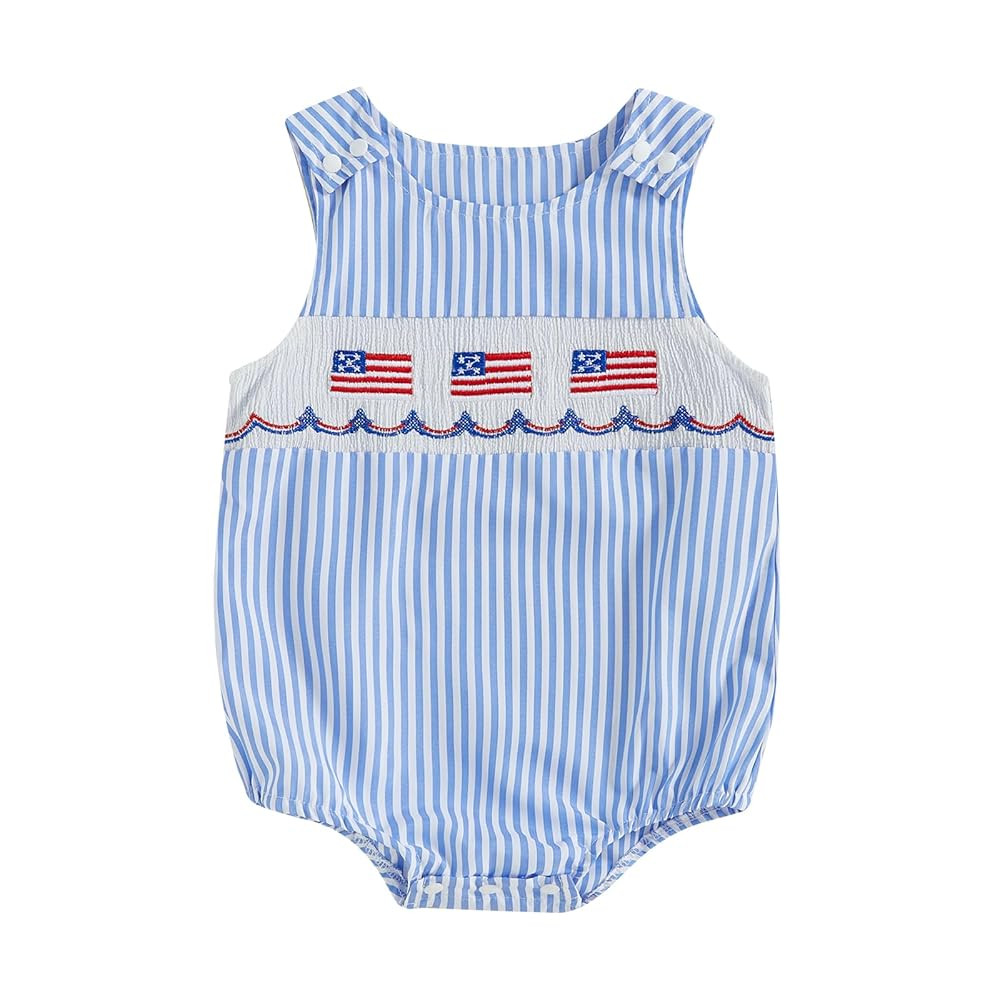 Baby Girl Pumpkin Embroidery Jumpsuit Halloween Sleeveless Round Neck Plaid Tank Romper | Amazon (US)