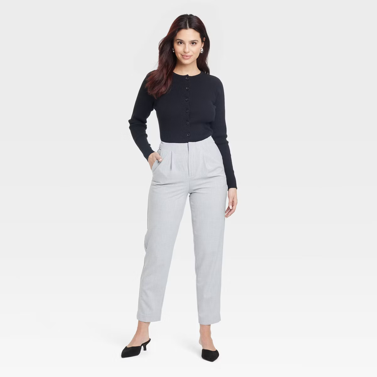 Women's High-Rise Tailored Trousers - A New Day™ | Target