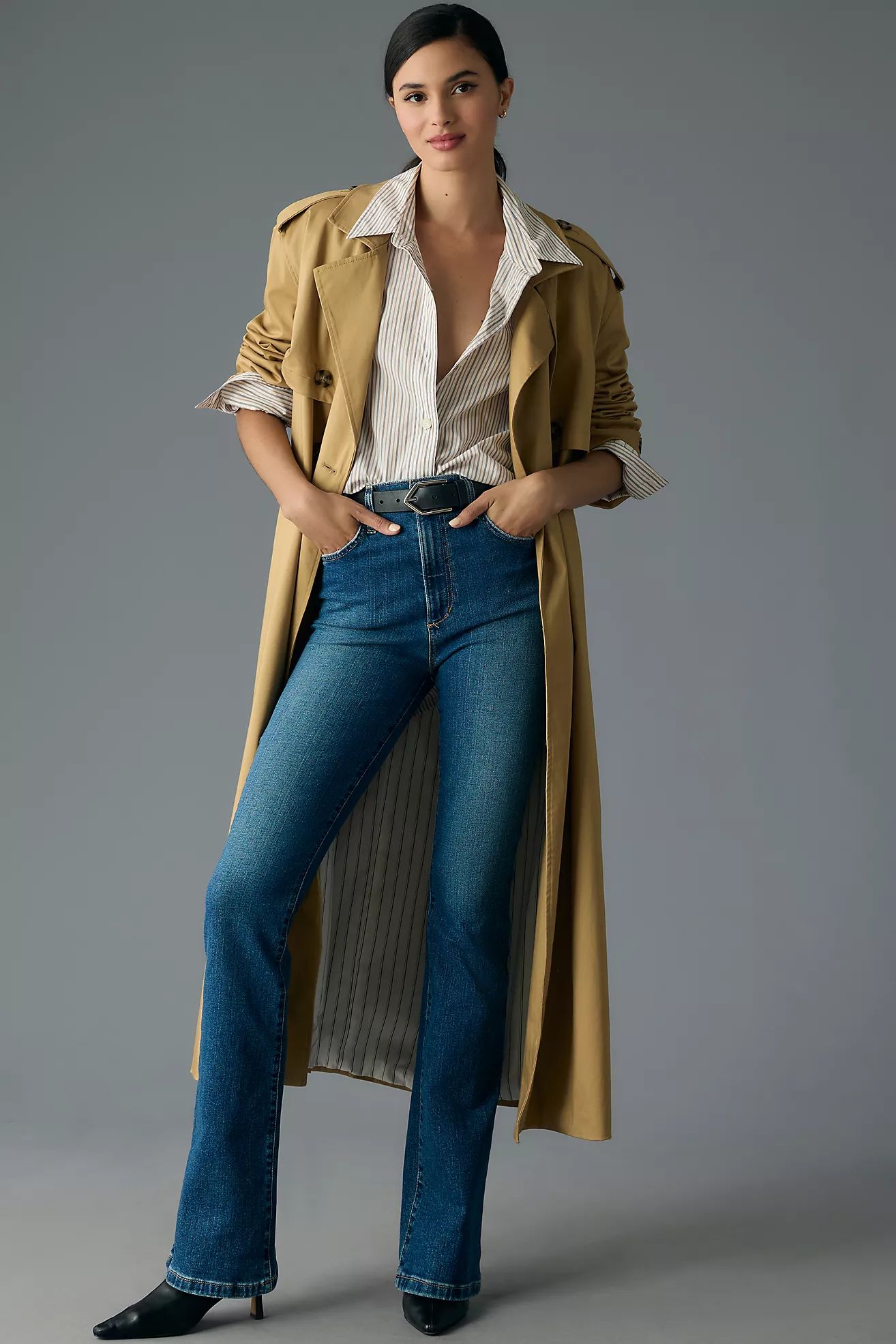 Favorite Daughter The Valentina High-Rise Bootcut Jeans | Anthropologie (US)
