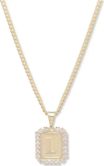 Royal Initial Card Necklace | Nordstrom