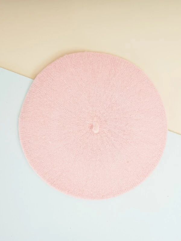 1pc Solid Beret | SHEIN