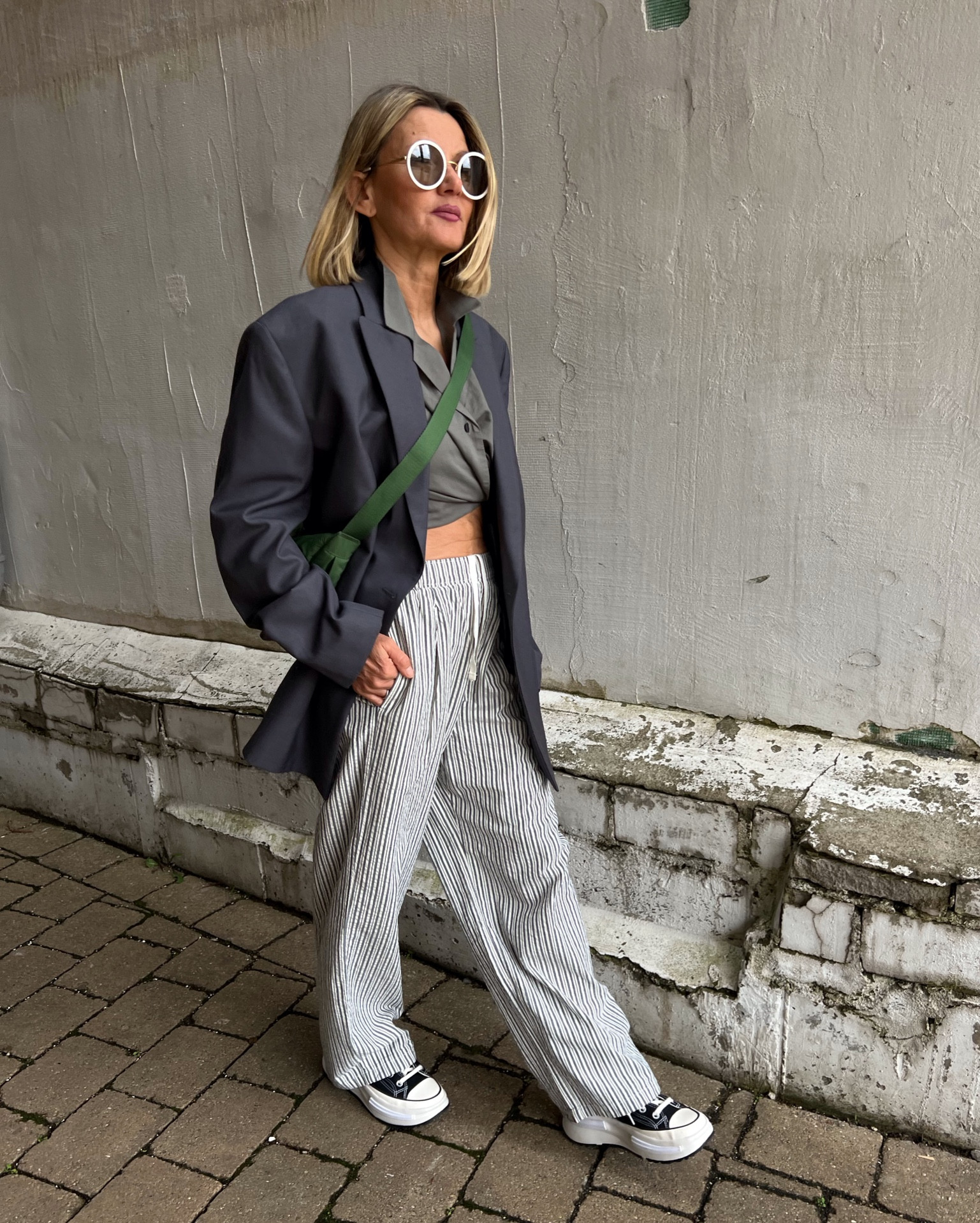 Oversize und in Streifen 
Ein Look von @uniqloeurope 
Lässig mit Streifenhose und Leinen einfach gewickelt 

#lifewear #uniqlo #style #springoutfit #uniqloeurope #fashion #styleinspo

#LTKeurope #LTKSeasonal #LTKstyletip