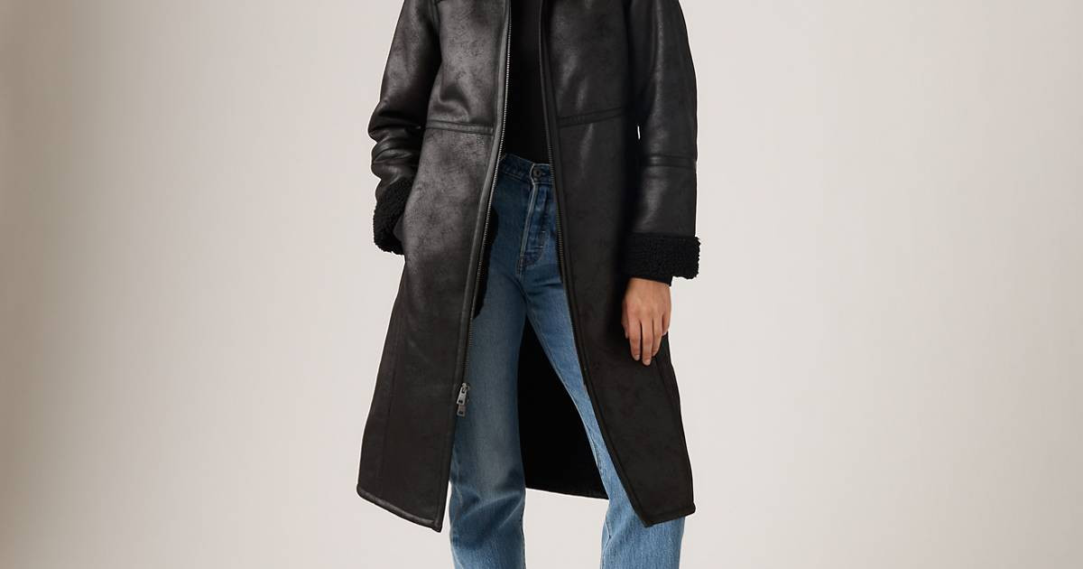 Faux Shearling Funnel Coat | Levi's US