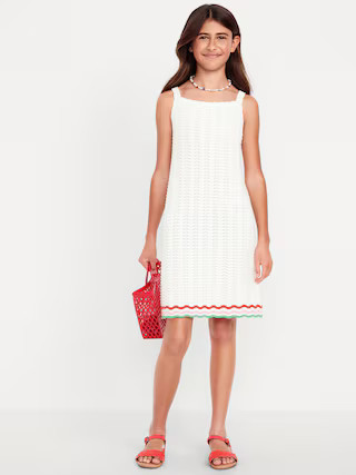 Sleeveless Sweater-Knit Dress for Girls | Old Navy (US)
