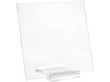 russell+hazel Acrylic Memo Tablet, Dry Erase Board and Marker, Clear 12” x 6” x 11.5” (3138... | Amazon (US)