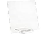 russell+hazel Acrylic Memo Tablet, Dry Erase Board and Marker, Clear 12” x 6” x 11.5” (3138... | Amazon (US)