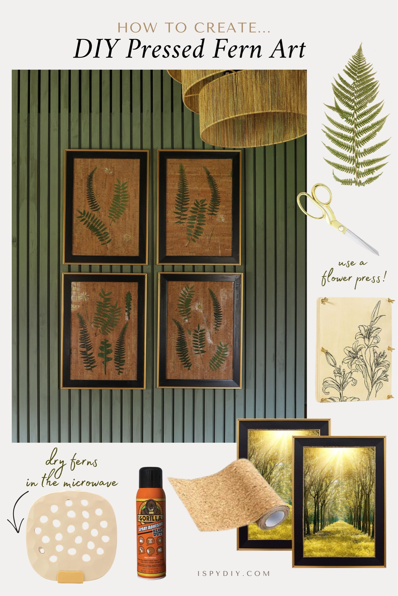 DIY Dried Fern Art really tied this space together, as seen on Makeover By Monday, Season 2, Episode 1  This is a super simple project you can do yourself.

#LTKhome