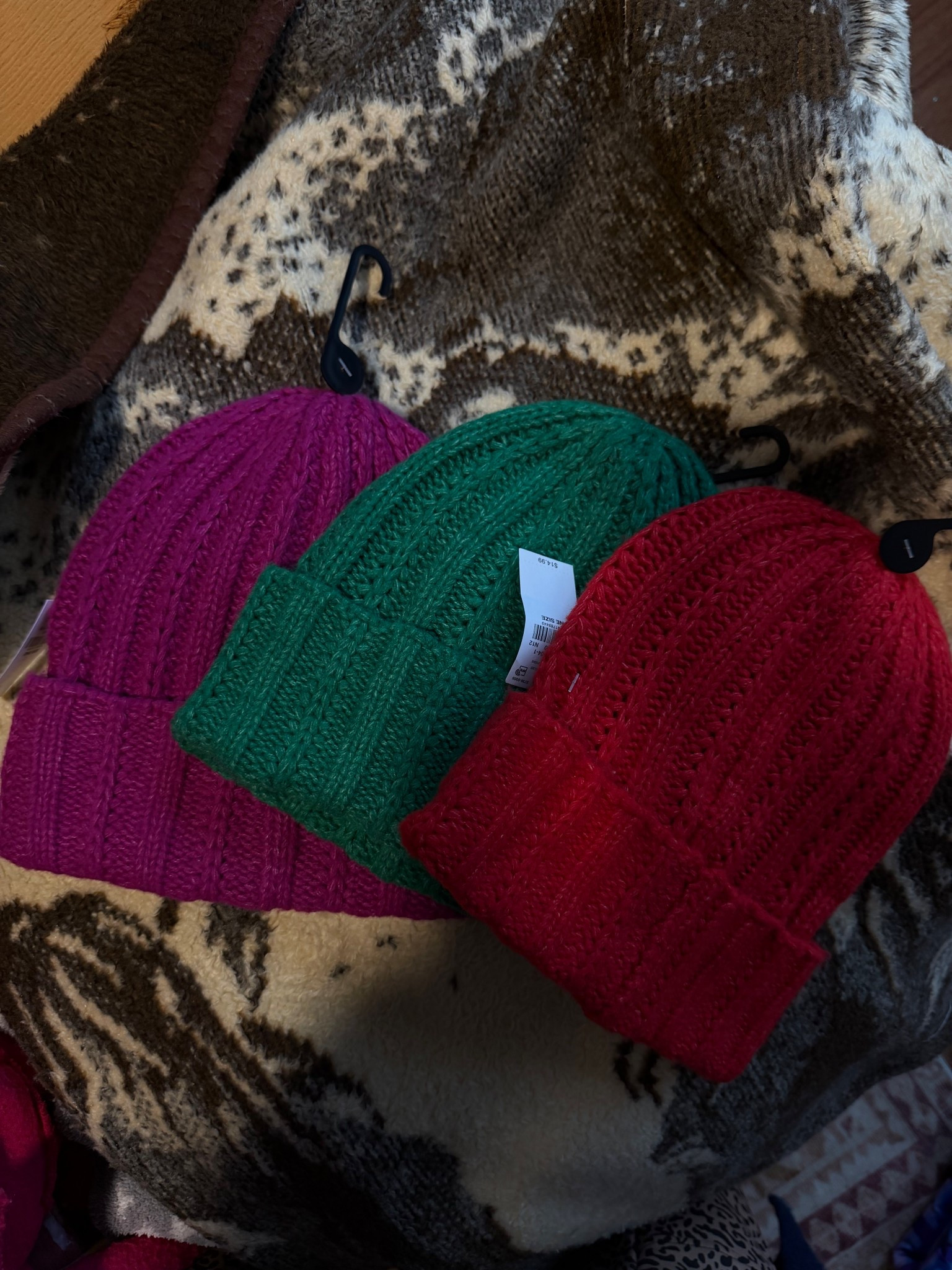 Cozy hats for my winter morning walks!! So cute + colorful and under $10 each! Would be cute stocky stuffers for any outside walkers in your life! 

#LTKselfcare #LTKSaleAlert #LTKGiftGuide